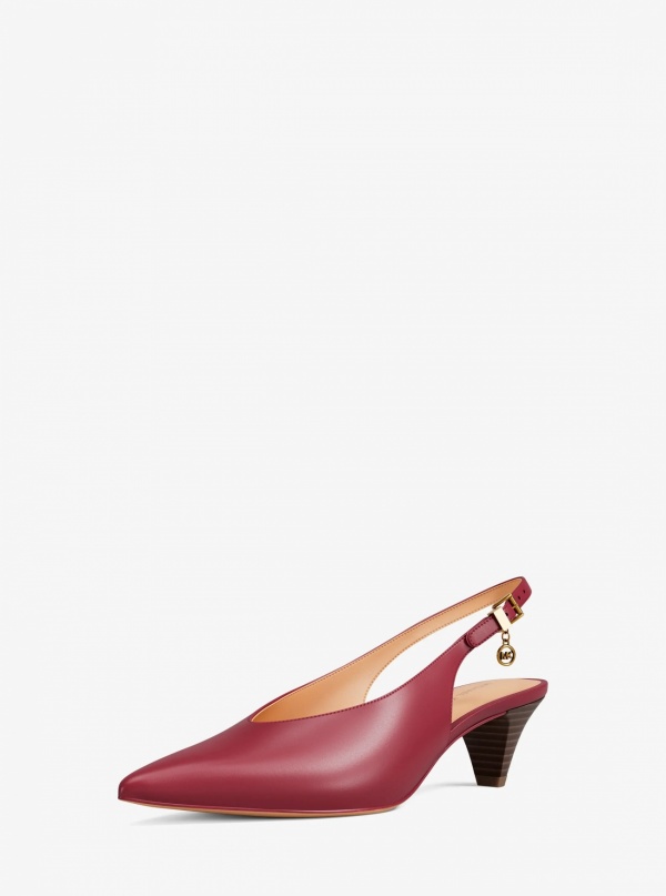 Michael Kors Tonya Leather Slingback Pump