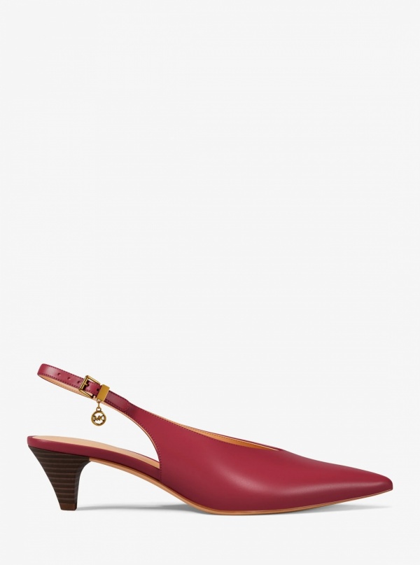 Michael Kors Tonya Leather Slingback Pump