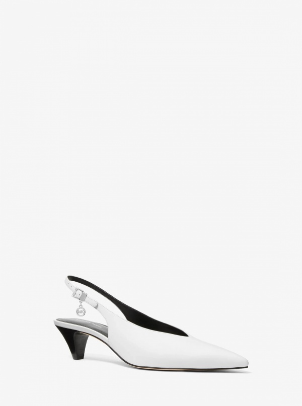 Michael Kors Tonya Leather Slingback Pump