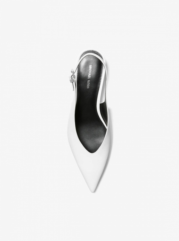 Michael Kors Tonya Leather Slingback Pump