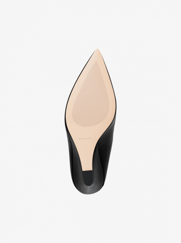 Michael Kors Xandra Leather Wedge Mule