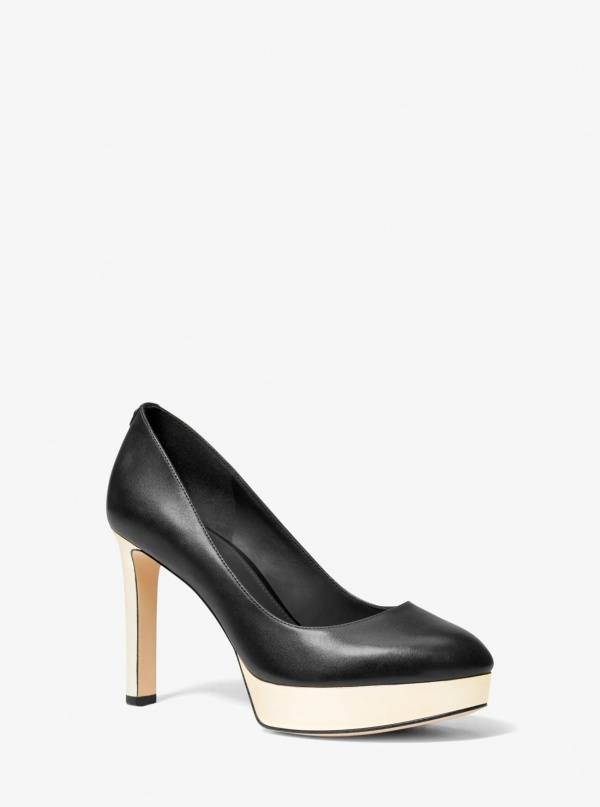 Michael Kors Chantal Leather Platform Pump