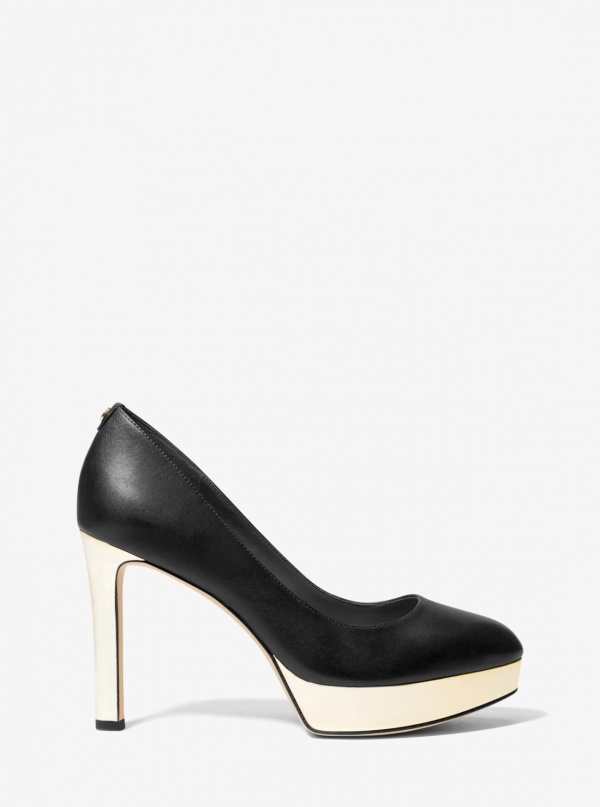 Michael Kors Chantal Leather Platform Pump