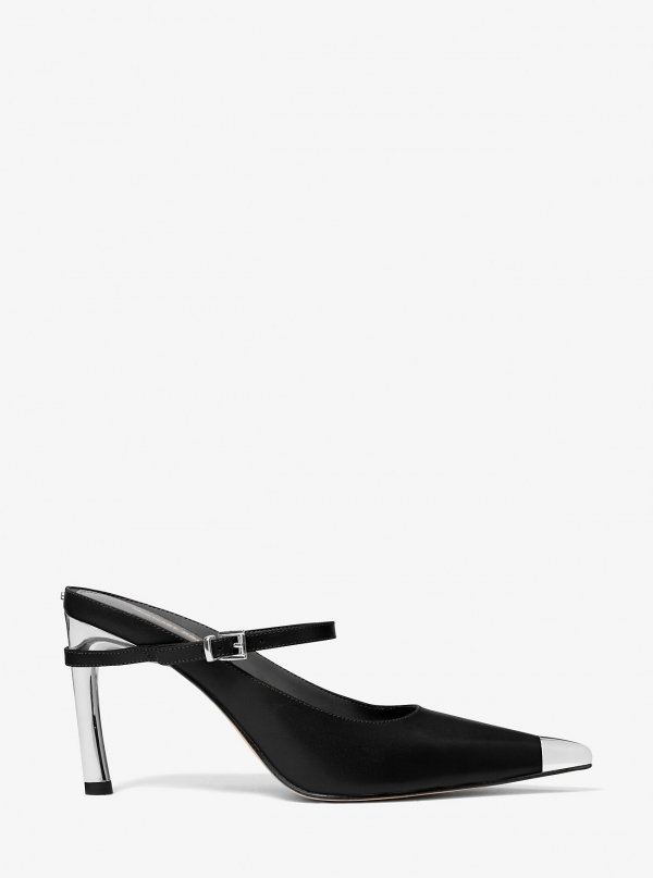 MICHAEL Michael Kors Kasia Leather High Mule Pump