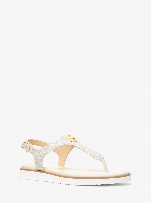 MICHAEL Michael Kors Val Signature Logo Thong Sandal