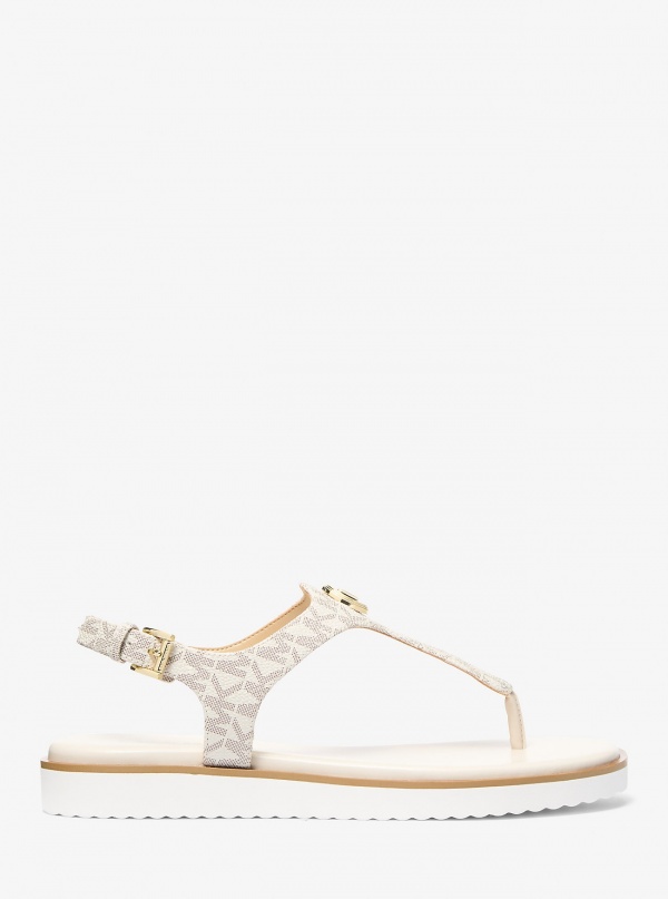 MICHAEL Michael Kors Val Signature Logo Thong Sandal