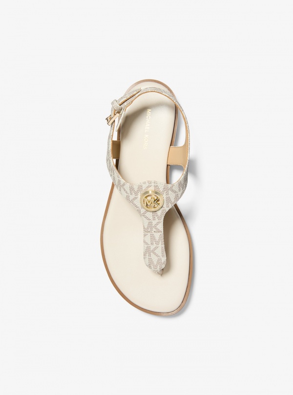 MICHAEL Michael Kors Val Signature Logo Thong Sandal