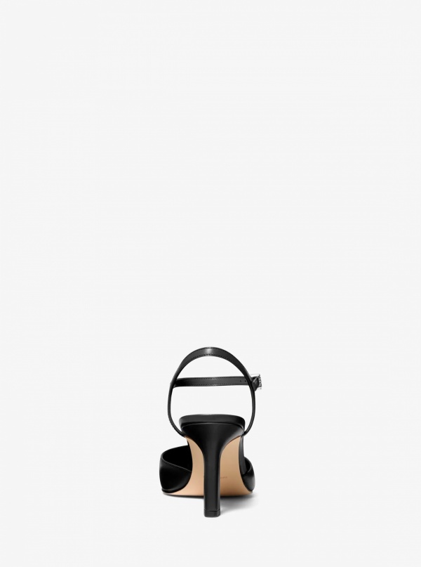 Michael Kors Amara Leather Mid Pump