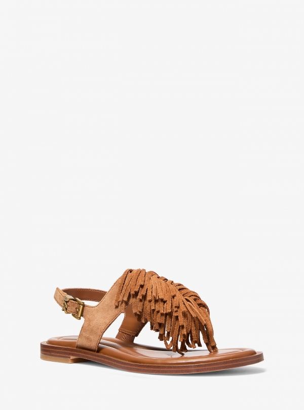 MICHAEL Michael Kors Indra Fringed Suede Sandal