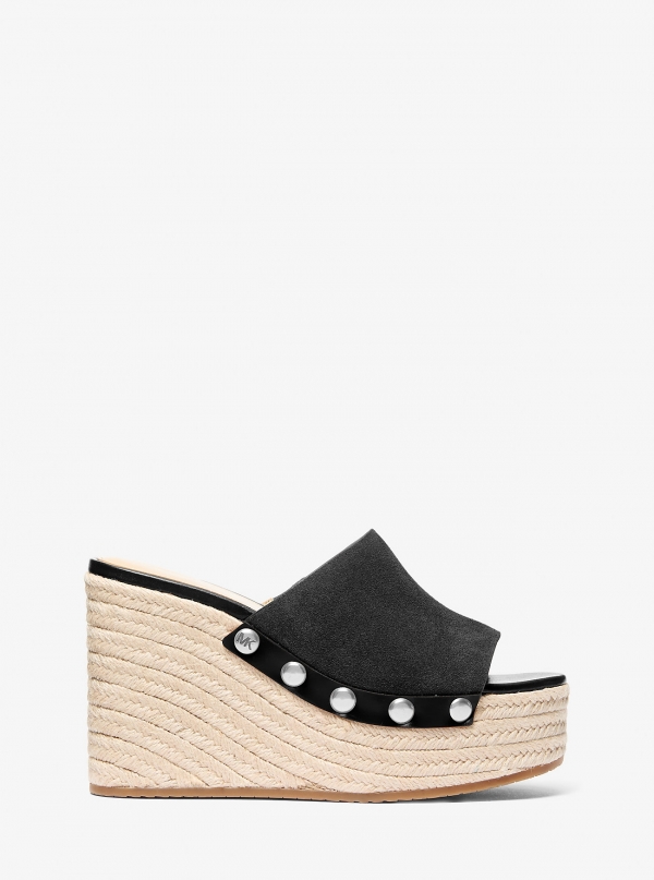 MICHAEL Michael Kors Mayes Suede Wedge Sandal
