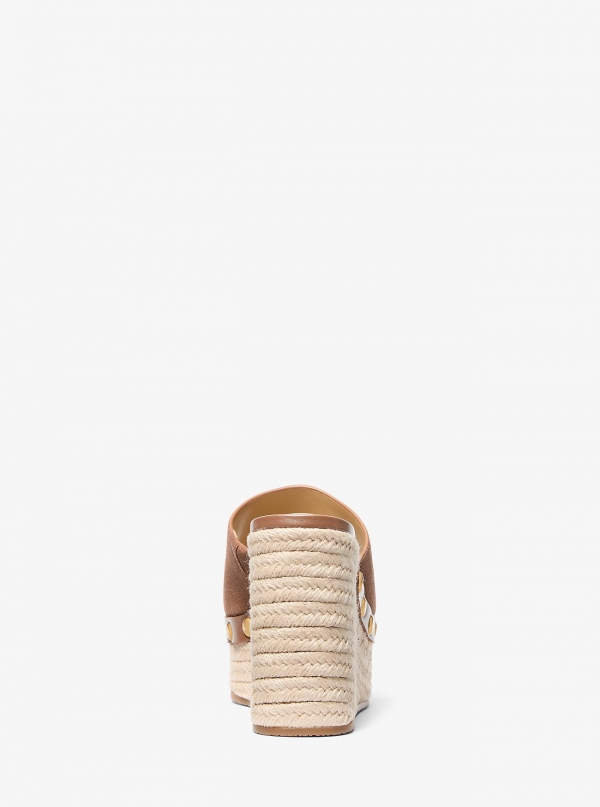 MICHAEL Michael Kors Mayes Suede Wedge Sandal