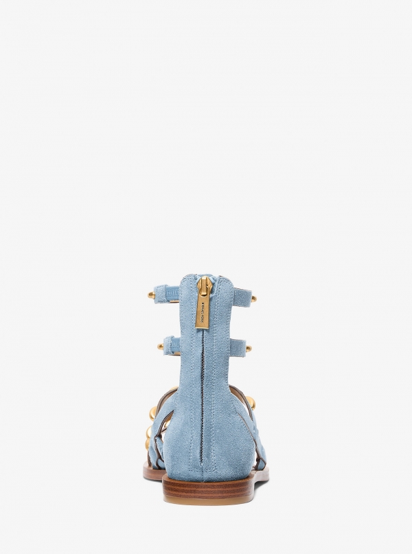MICHAEL Michael Kors Noa Studded Suede Gladiator Sandal