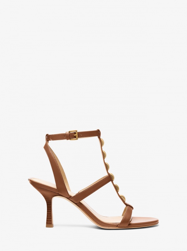 MICHAEL Michael Kors Nara Studded Leather Sandal
