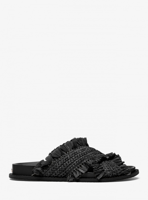 MICHAEL Michael Kors Peyton Fringe Crocheted Sandal