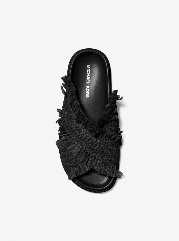 MICHAEL Michael Kors Peyton Fringe Crocheted Sandal