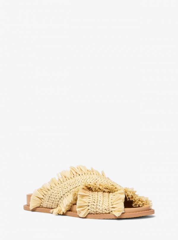 MICHAEL Michael Kors Peyton Fringe Crocheted Sandal