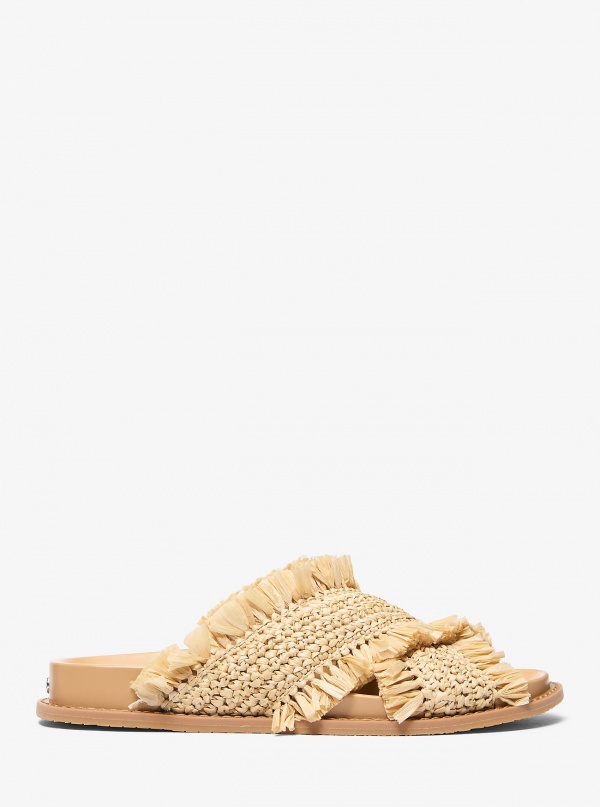 MICHAEL Michael Kors Peyton Fringe Crocheted Sandal
