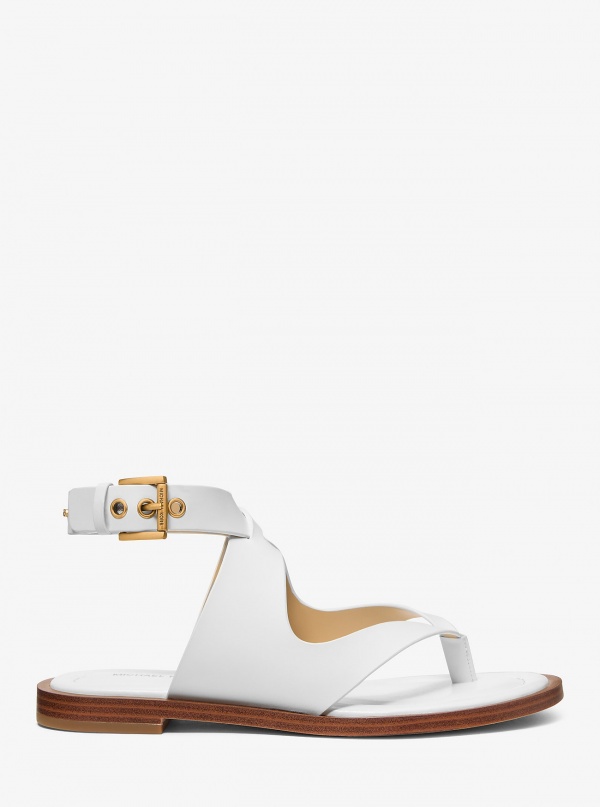 Michael Kors Irene Leather Wrap Sandal