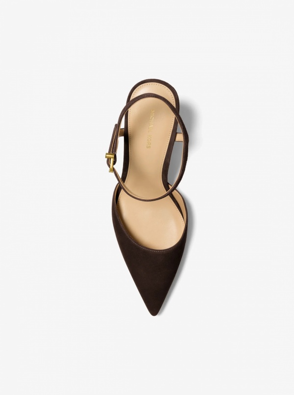 Michael Kors Amara Suede Slingback Pump