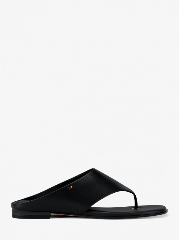 Michael Kors Alster Leather Thong Sandal
