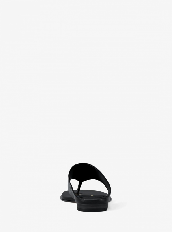 Michael Kors Alster Leather Thong Sandal