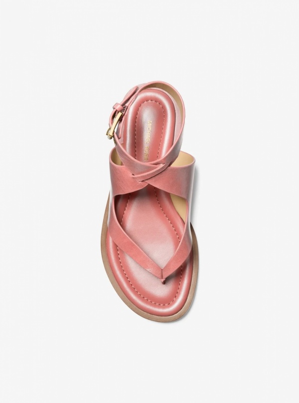 Michael Kors Irene Leather Thong Sandal