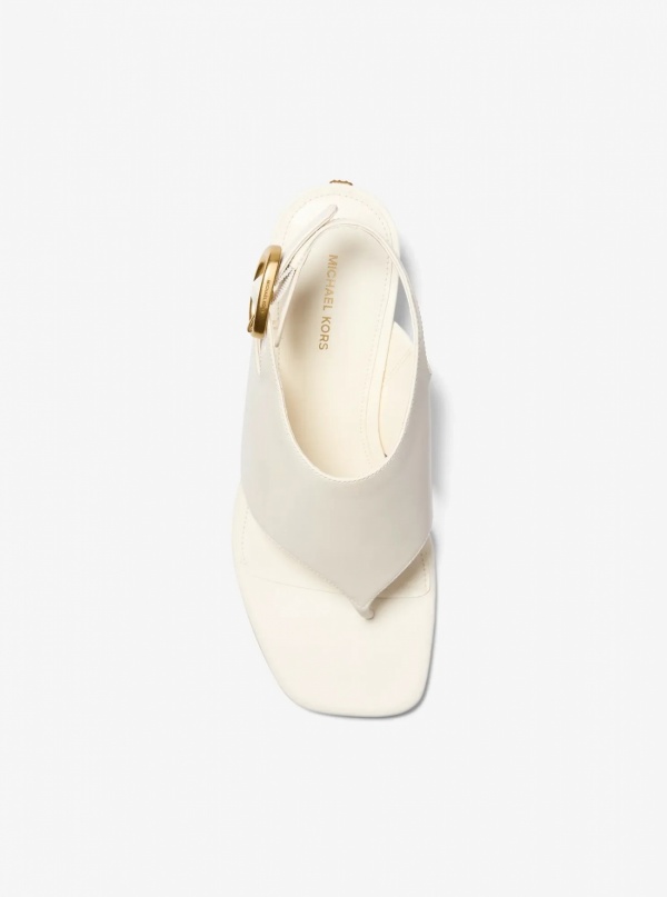 MICHAEL Michael Kors Kya Flex Leather Thong Sandal