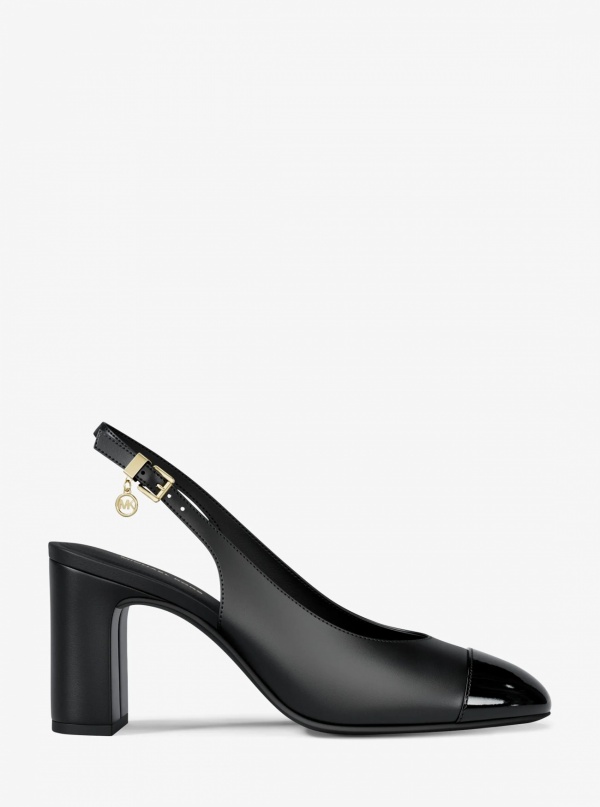 Michael Kors Piper Flex Leather Slingback Pump