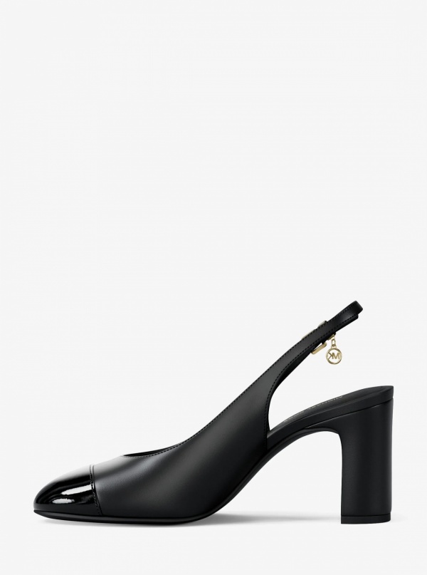 Michael Kors Piper Flex Leather Slingback Pump