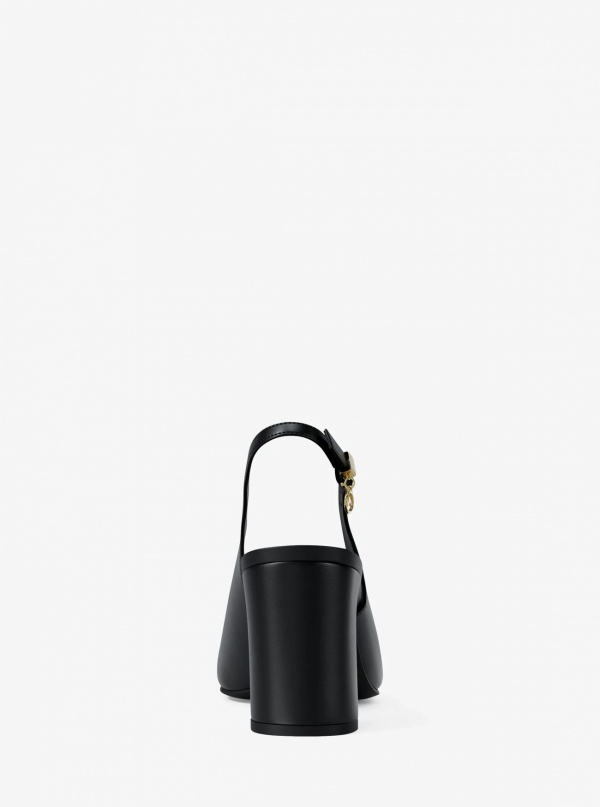 Michael Kors Piper Flex Leather Slingback Pump