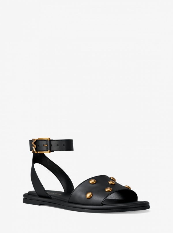 MICHAEL Michael Kors Rosetta Studded Leather Sandal