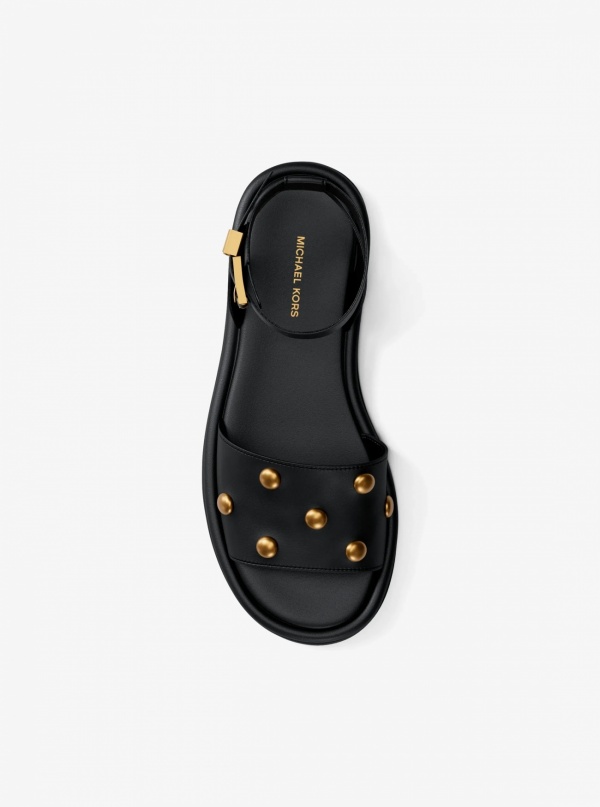 MICHAEL Michael Kors Rosetta Studded Leather Sandal