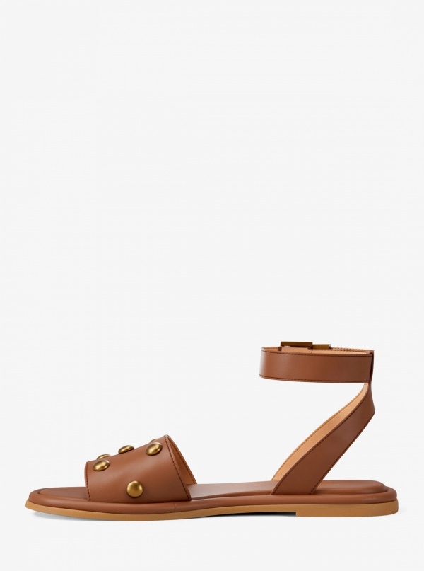 MICHAEL Michael Kors Rosetta Studded Leather Sandal