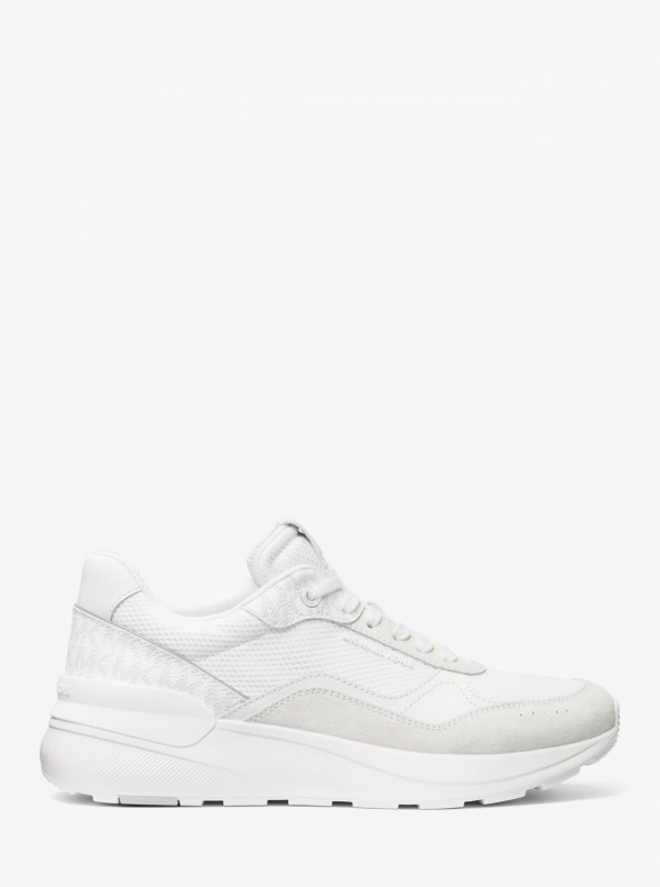 Michael Kors Mens Trevor Mixed-Media Trainer