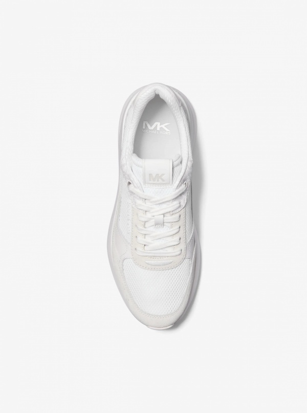 Michael Kors Mens Trevor Mixed-Media Trainer
