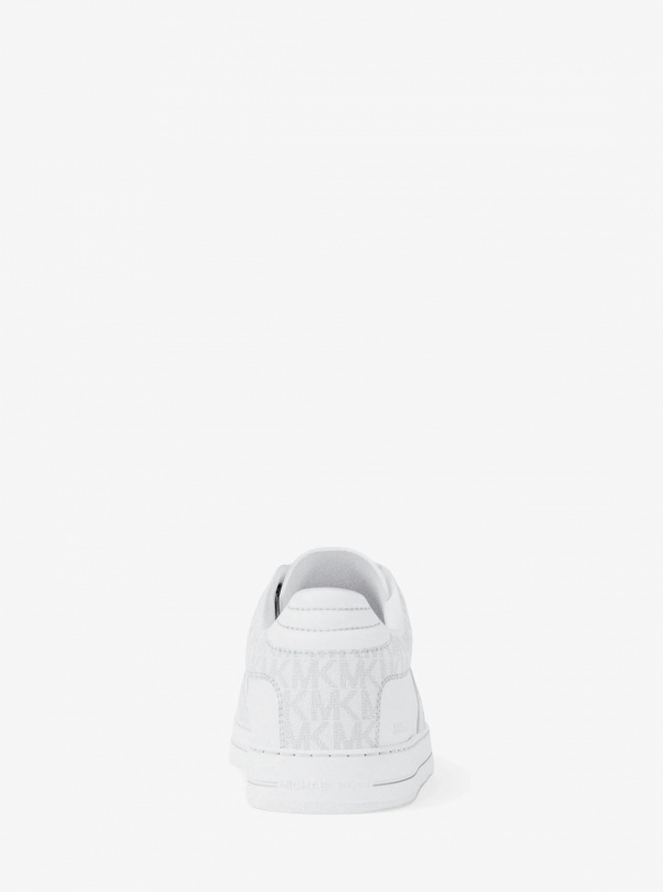 Michael Kors Mens Brady Signature Logo and Leather Sneaker