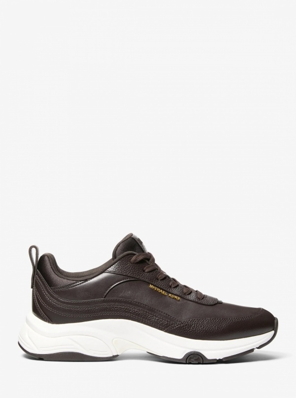 Michael Kors Mens Hartley Leather Trainer