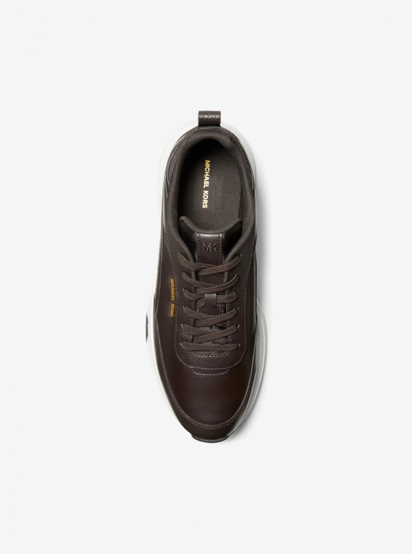 Michael Kors Mens Hartley Leather Trainer
