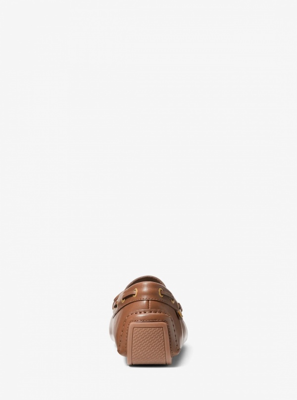 Michael Kors Mens Sayer Leather Moccasin