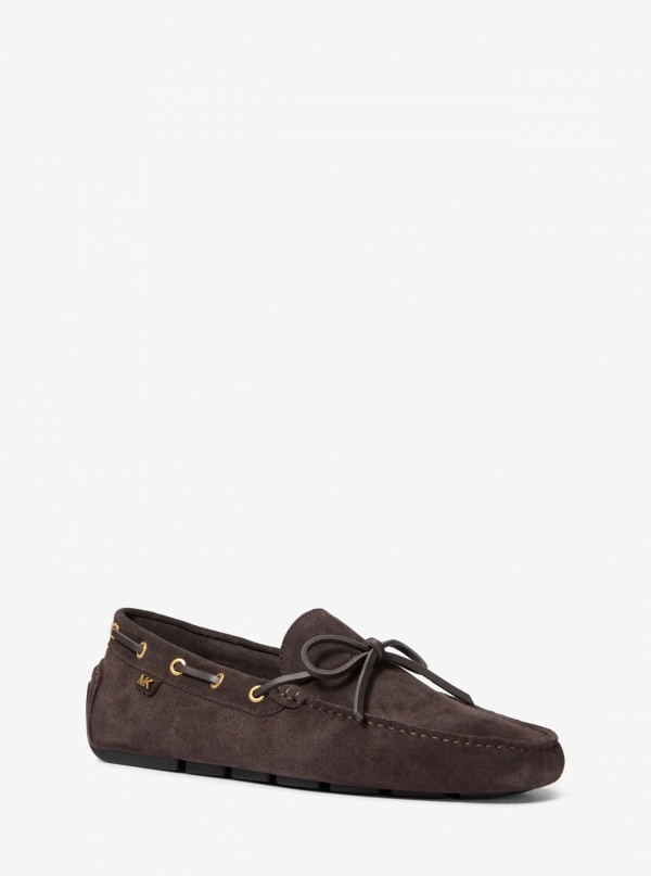 Michael Kors Mens Sayer Suede Moccasin