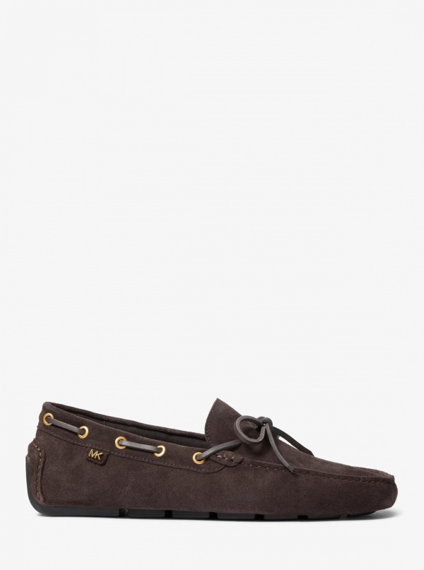 Michael Kors Mens Sayer Suede Moccasin