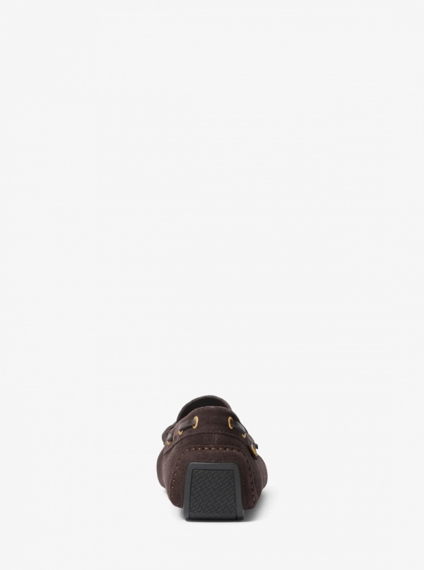 Michael Kors Mens Sayer Suede Moccasin
