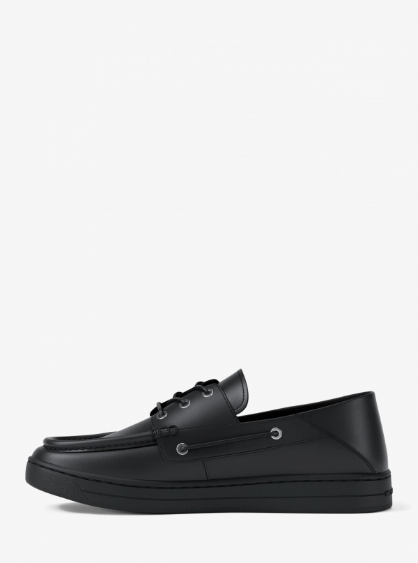 Michael Kors Mens Aiden Leather Boat Shoes
