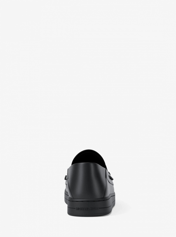 Michael Kors Mens Aiden Leather Boat Shoes