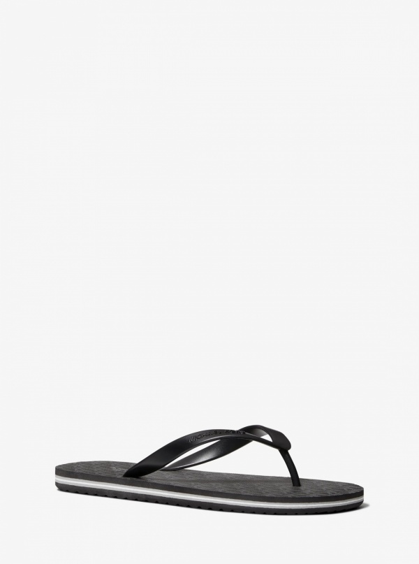 Michael Kors Mens Travis Logo Flip-Flop