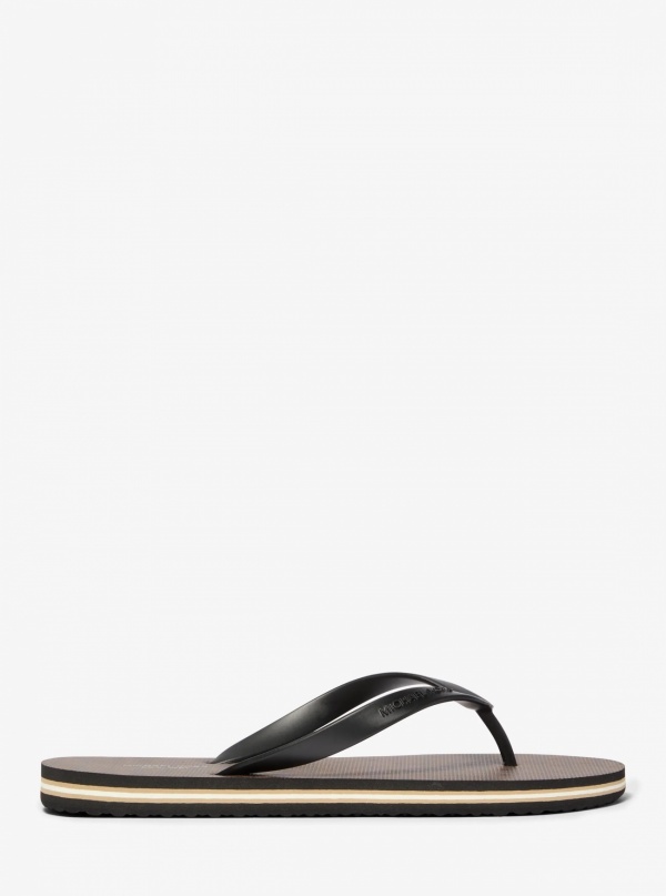 Michael Kors Mens Travis Logo Flip-Flop