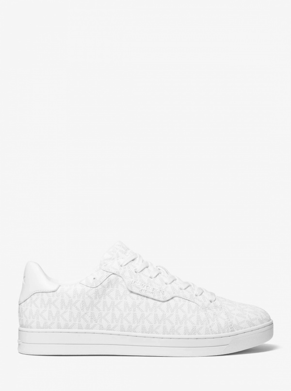 Michael Kors Mens Keating Signature Logo Sneaker