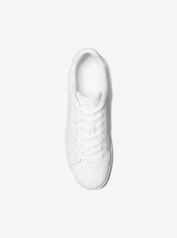 Michael Kors Mens Keating Signature Logo Sneaker
