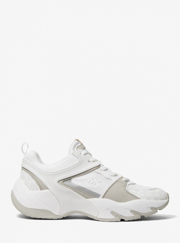 Michael Kors Mens Chase Mixed-Media Trainer