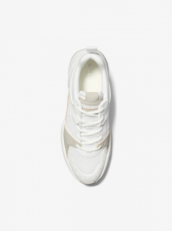 Michael Kors Mens Chase Mixed-Media Trainer